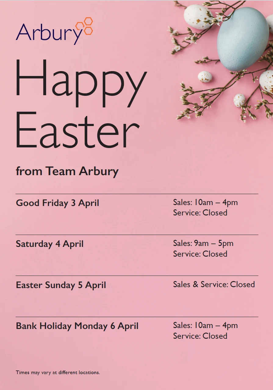 Easter Holiday Opening Times